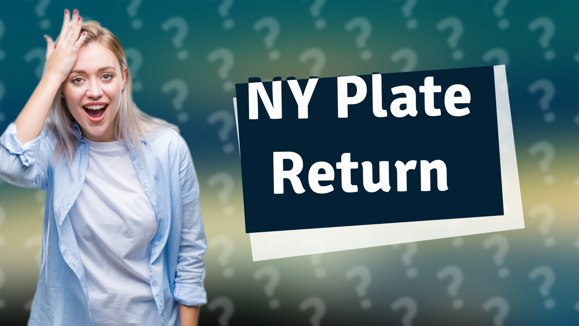 NY Plate Return