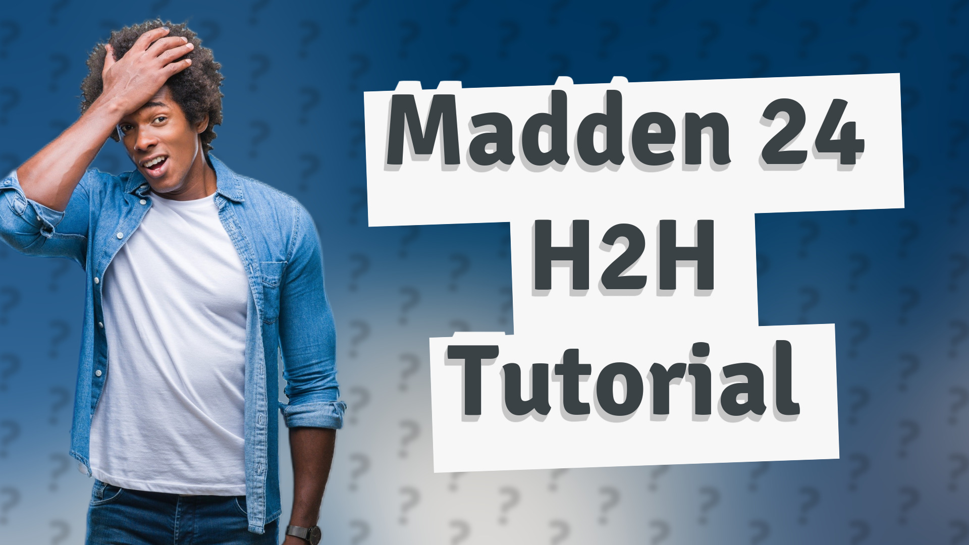 Madden 24 H2H Tutorial
