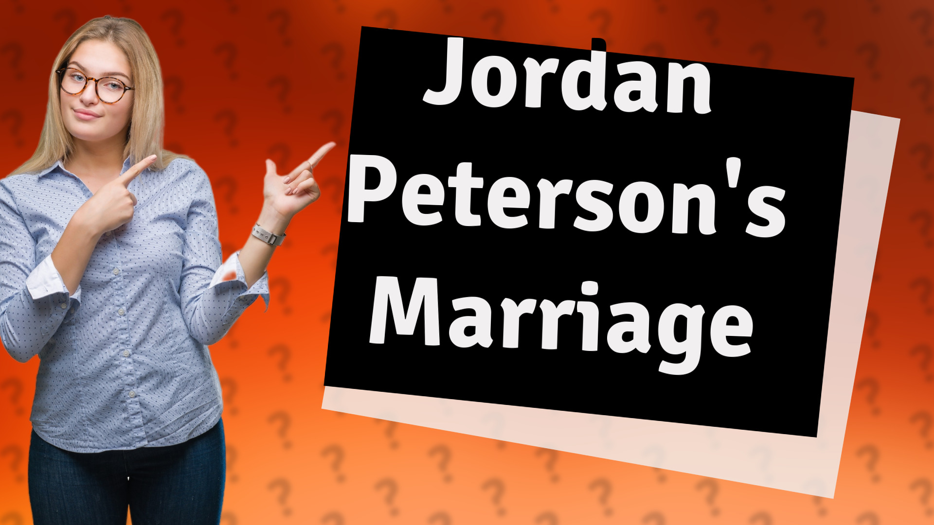 Jordan Peterson's Marriage