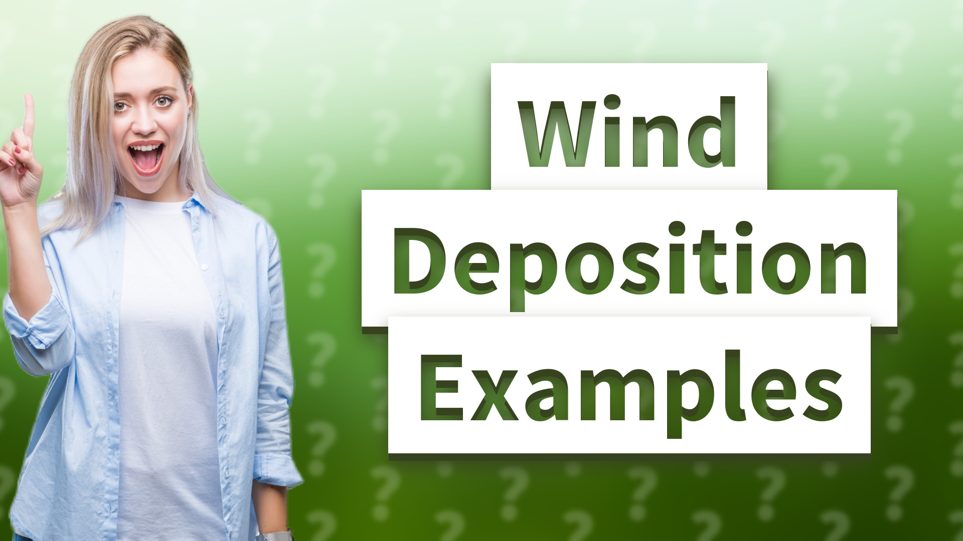 Wind Deposition Examples
