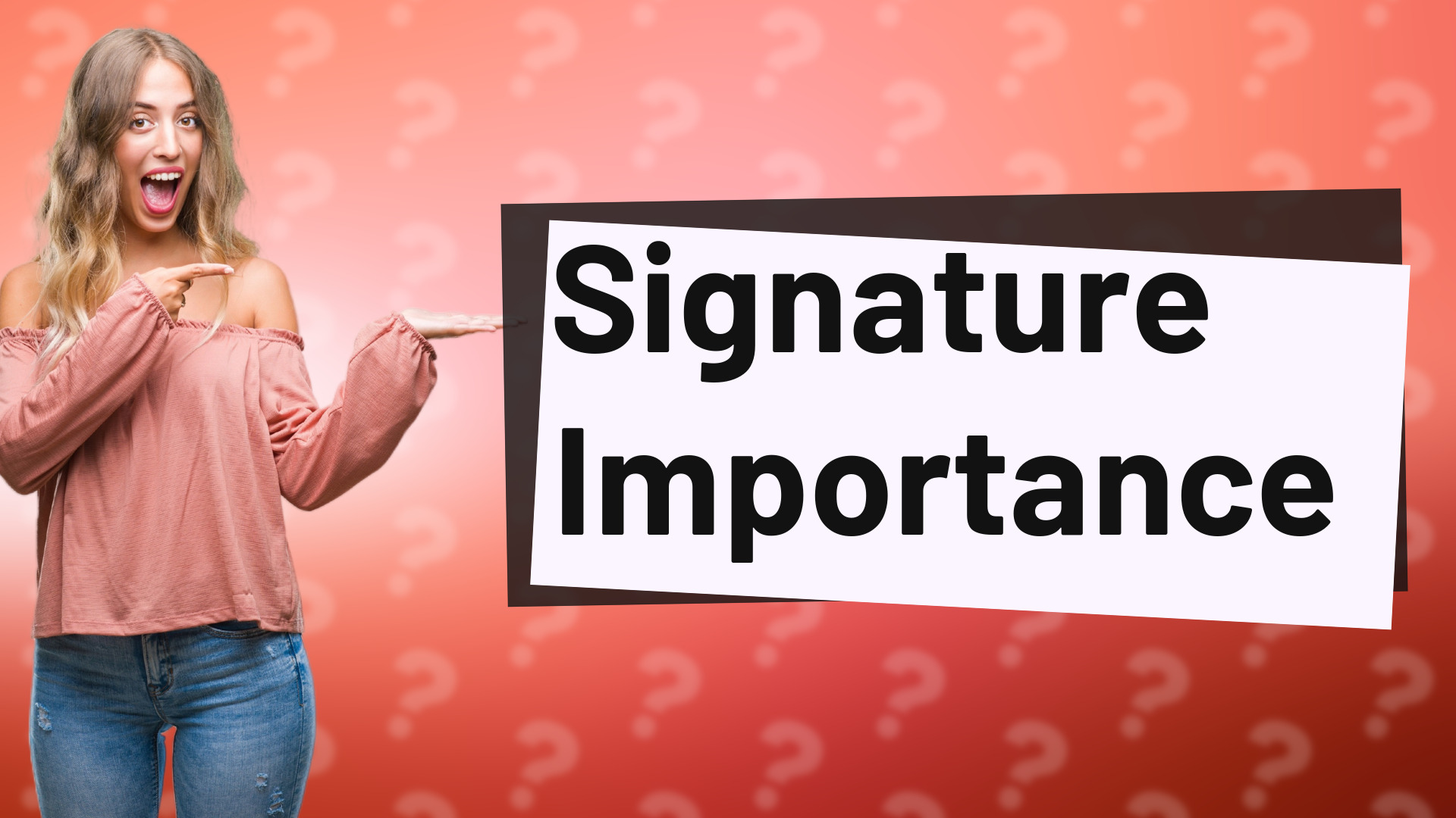 Signature Importance