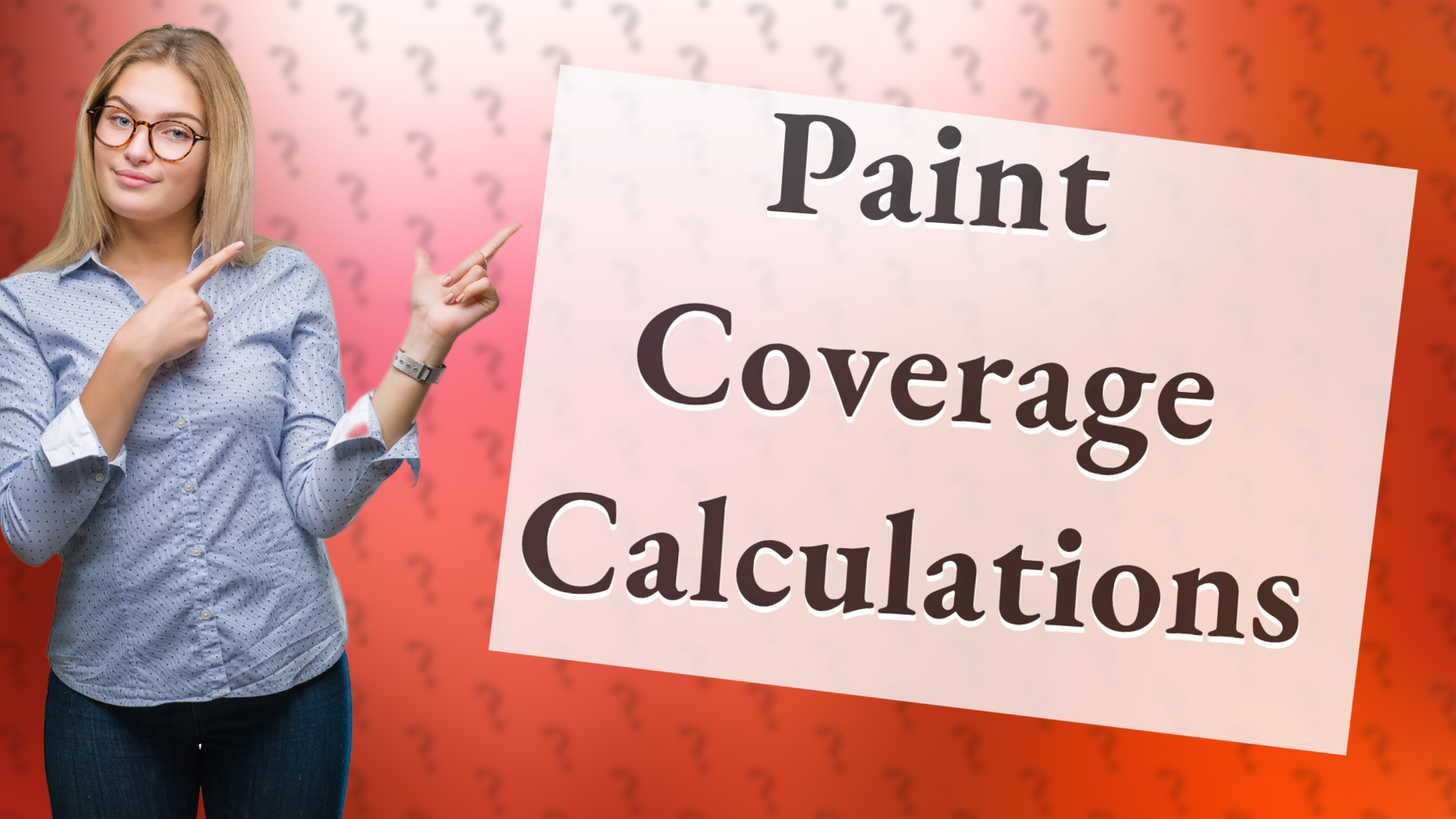 Paint Coverage Calculations