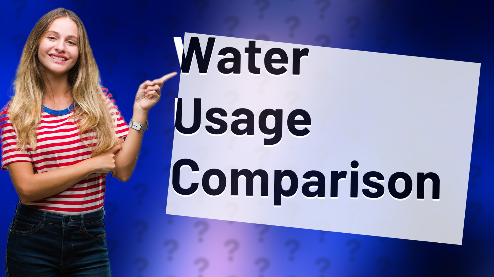 Water Usage Comparison