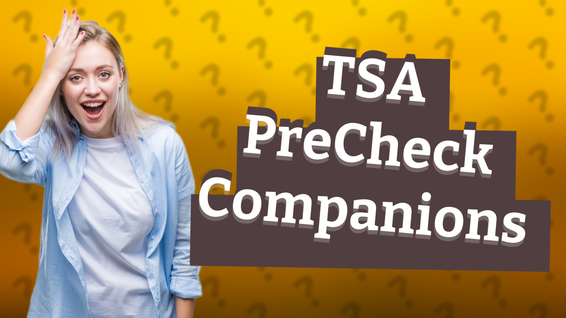 TSA PreCheck Companions