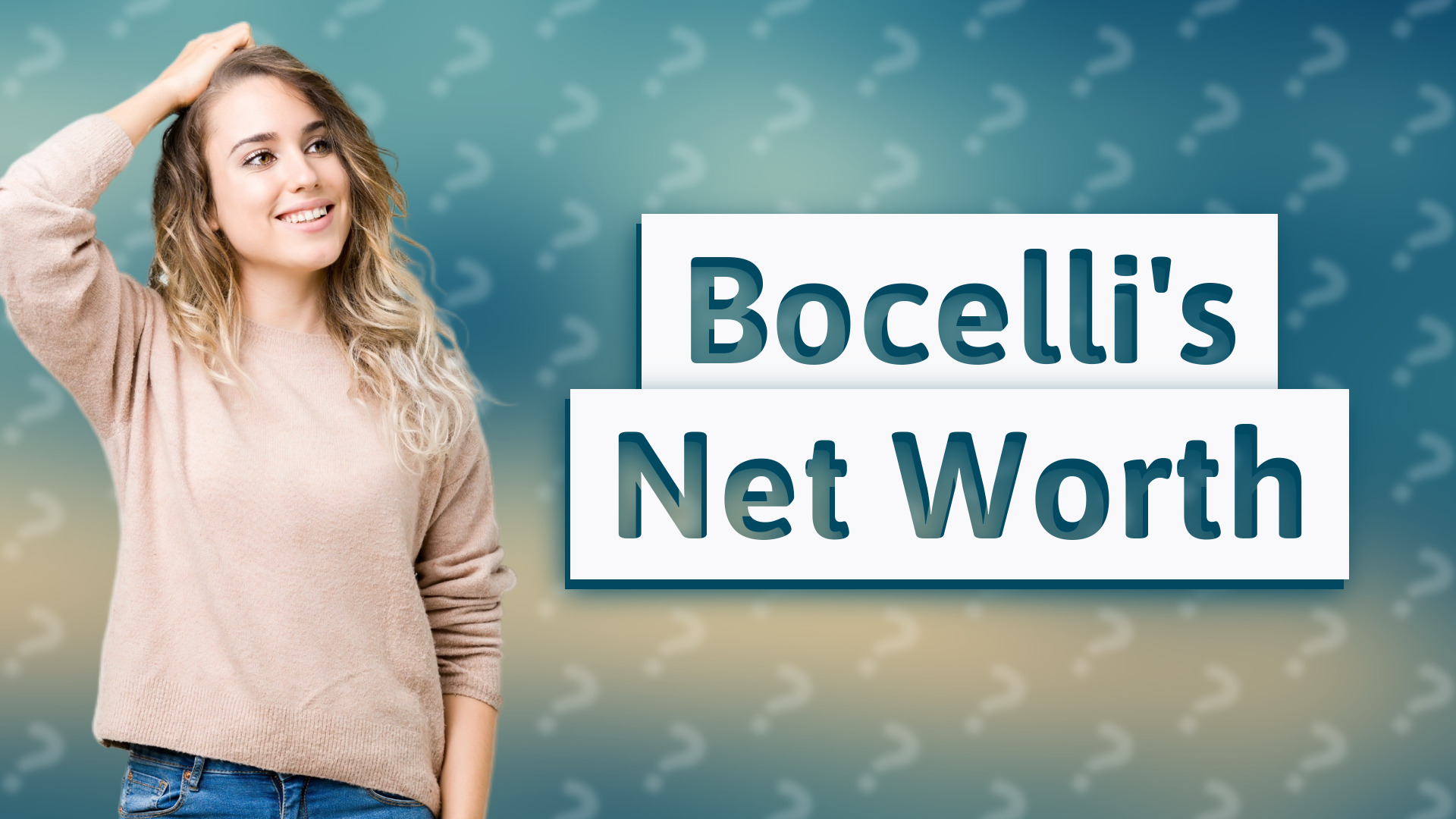 Bocelli's Net Worth