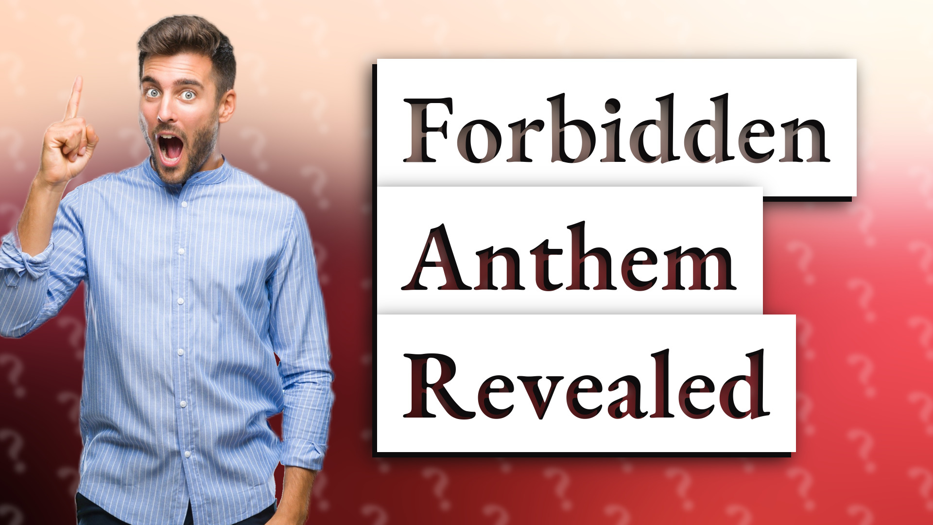 Forbidden Anthem Revealed