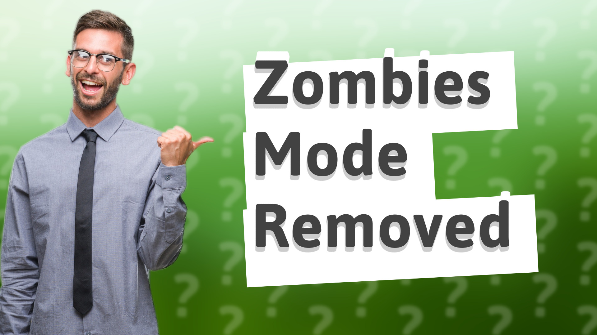 Zombies Mode Removed