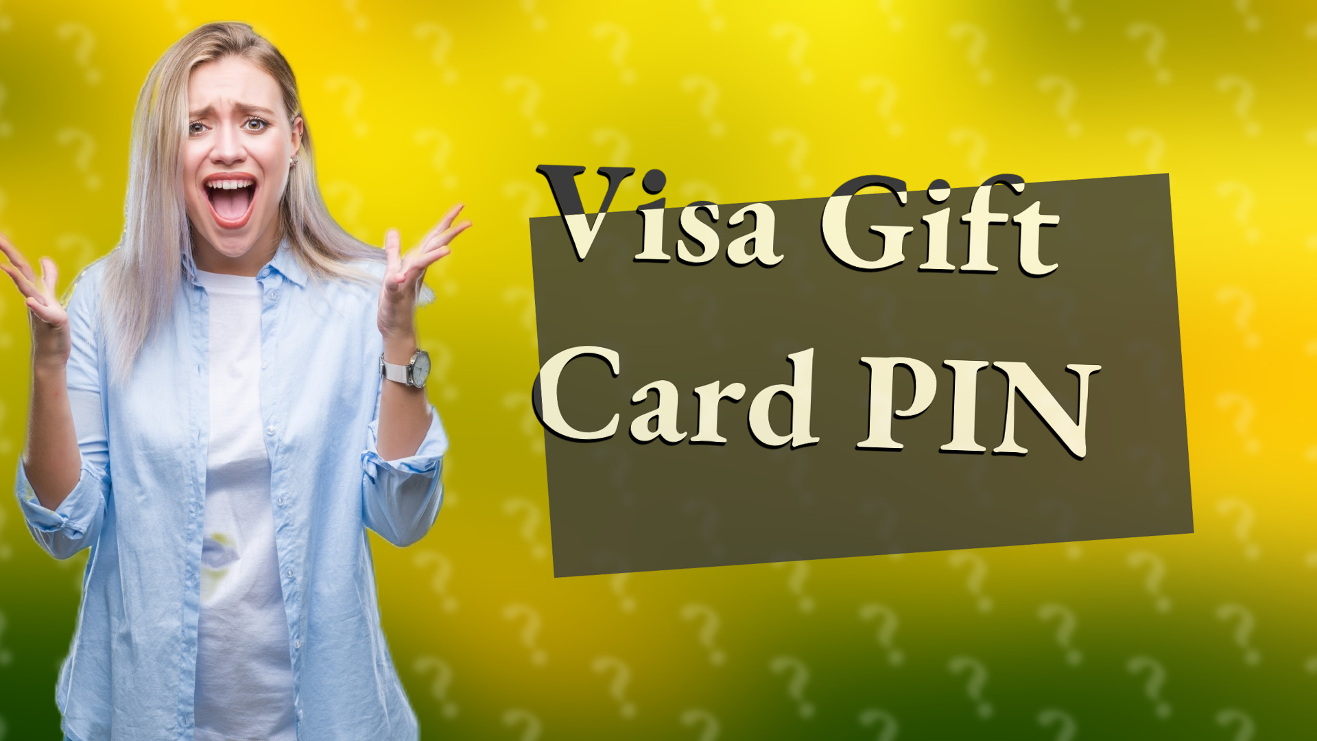 Visa Gift Card PIN