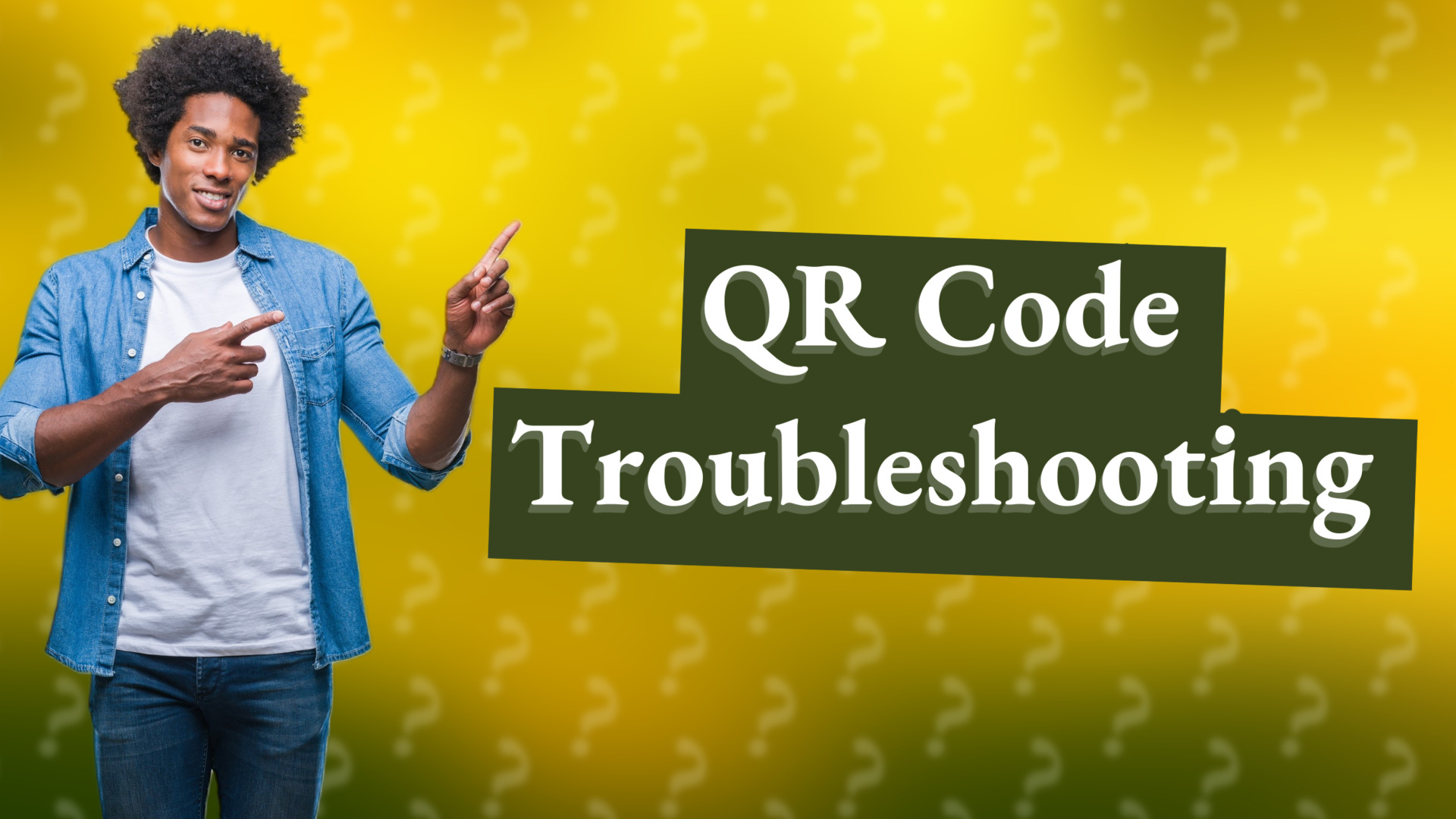 QR Code Troubleshooting