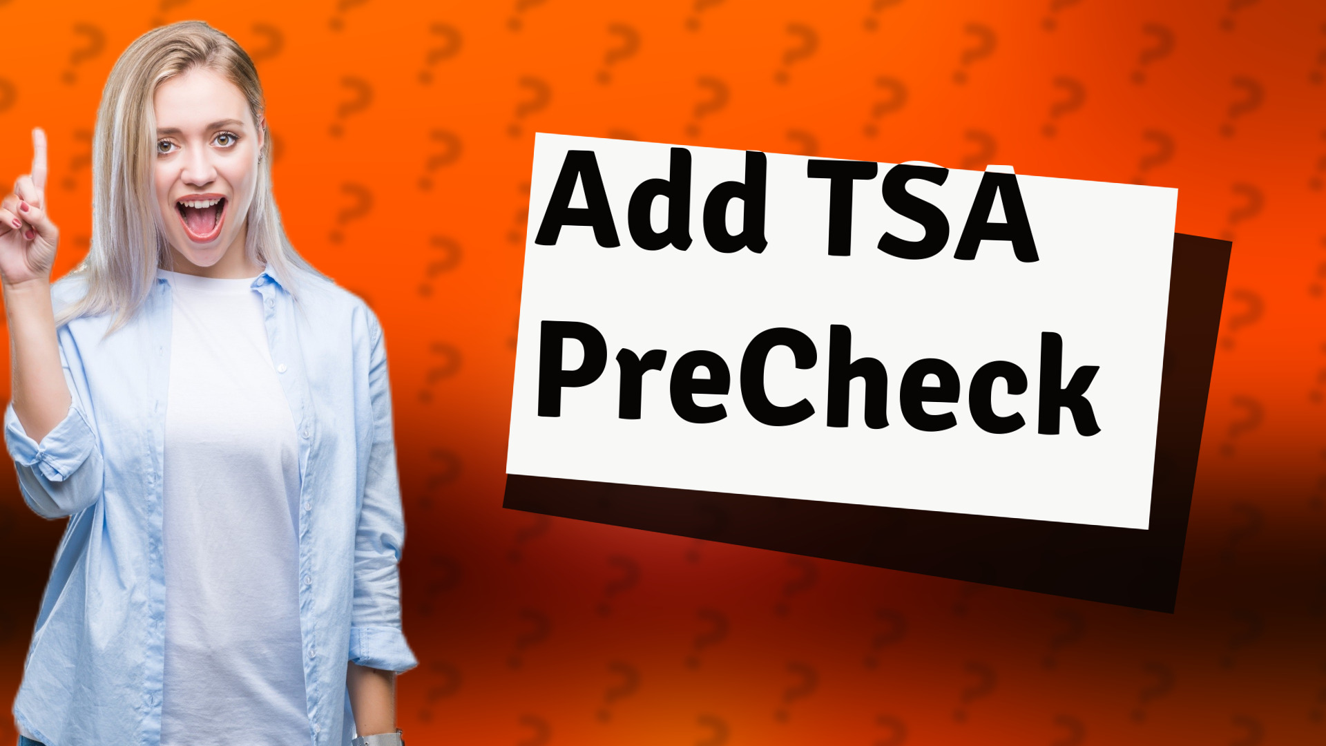 Add TSA PreCheck