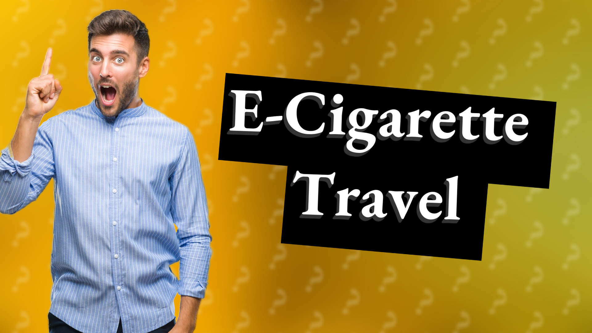 E-Cigarette Travel