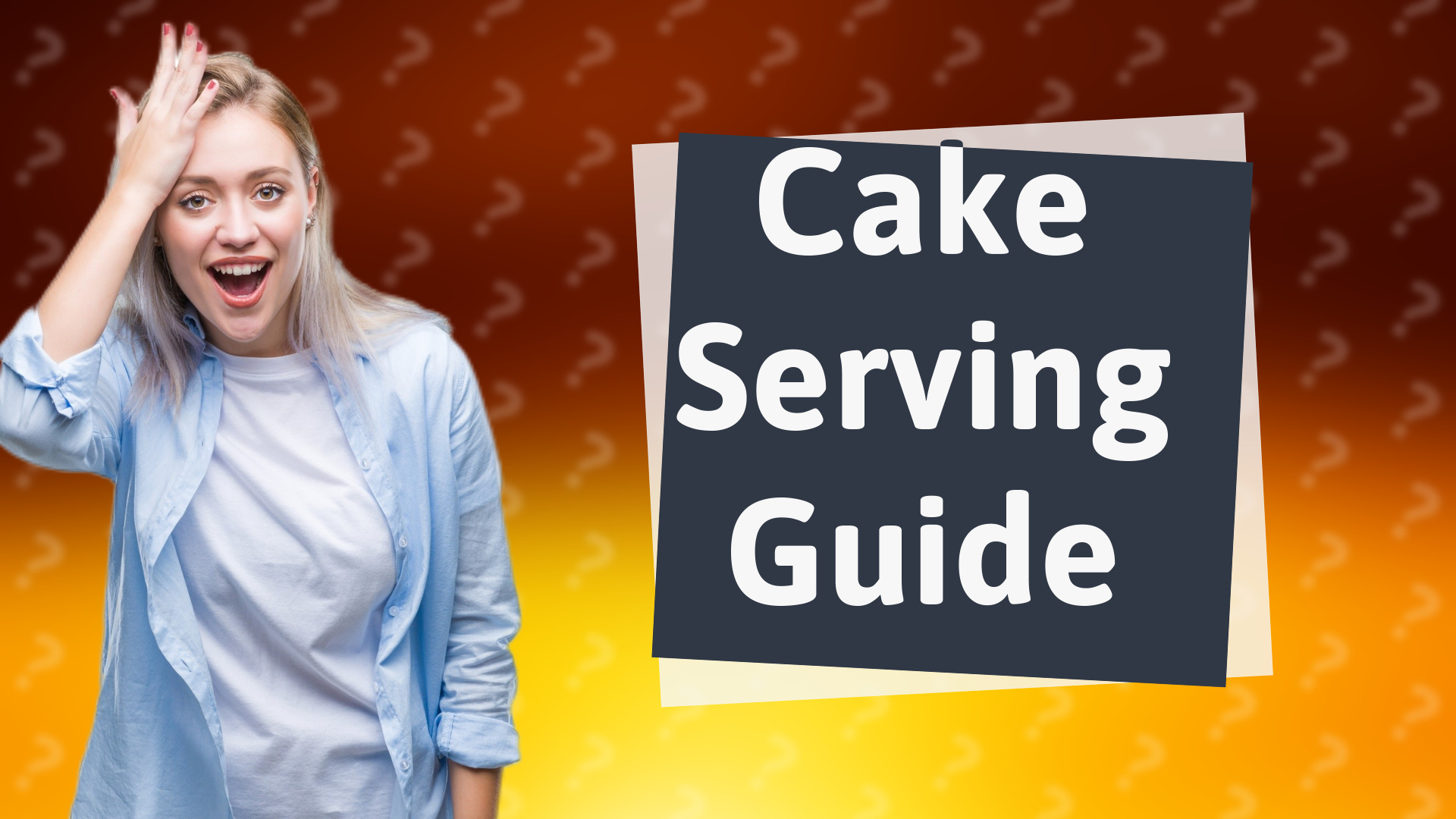 Cake Serving Guide