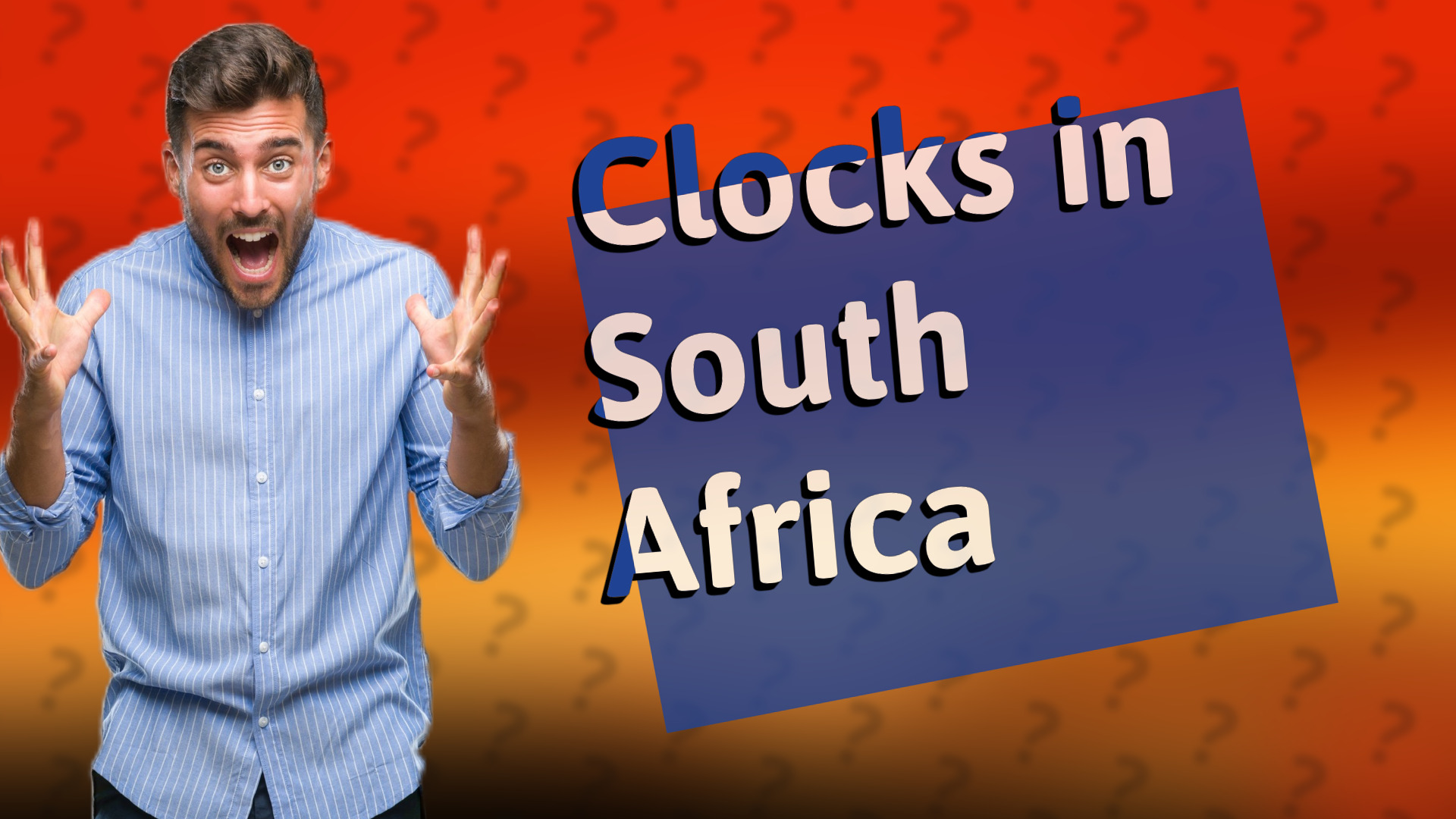 Clocks in South Africa