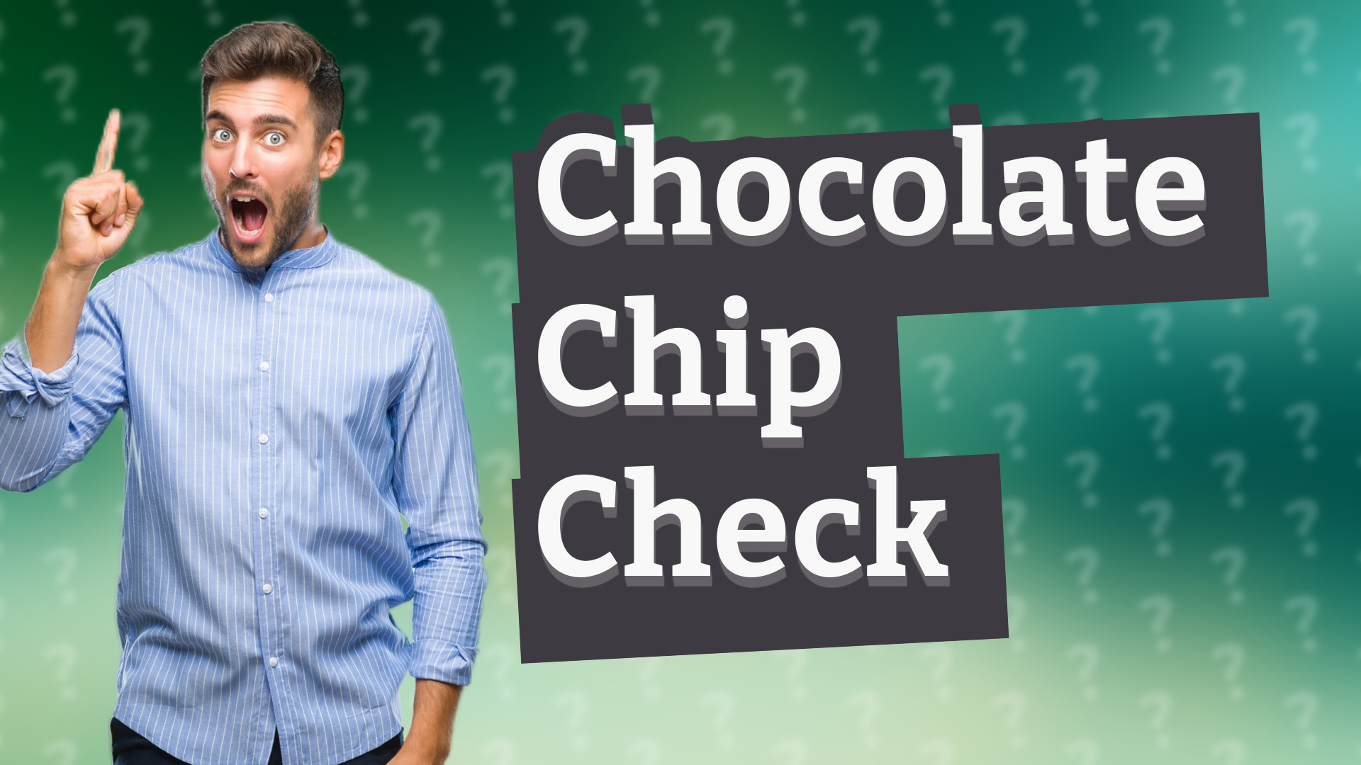 Chocolate Chip Check