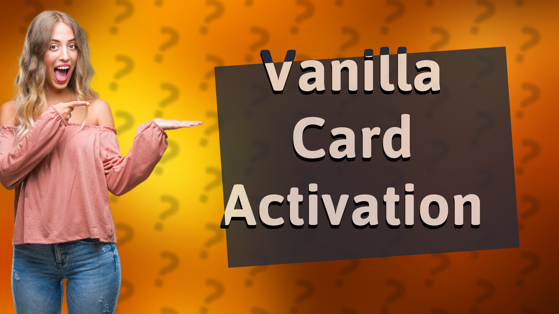 Vanilla Card Activation
