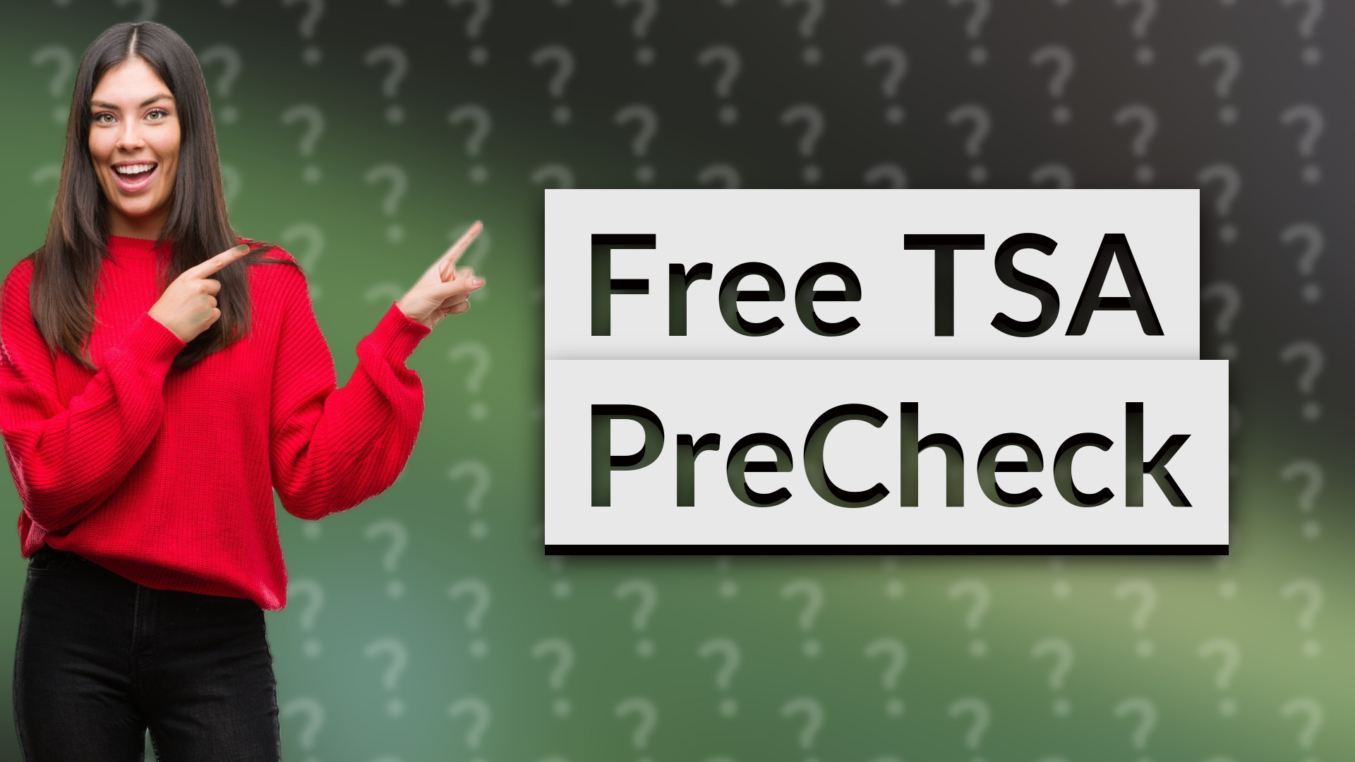 Free TSA PreCheck