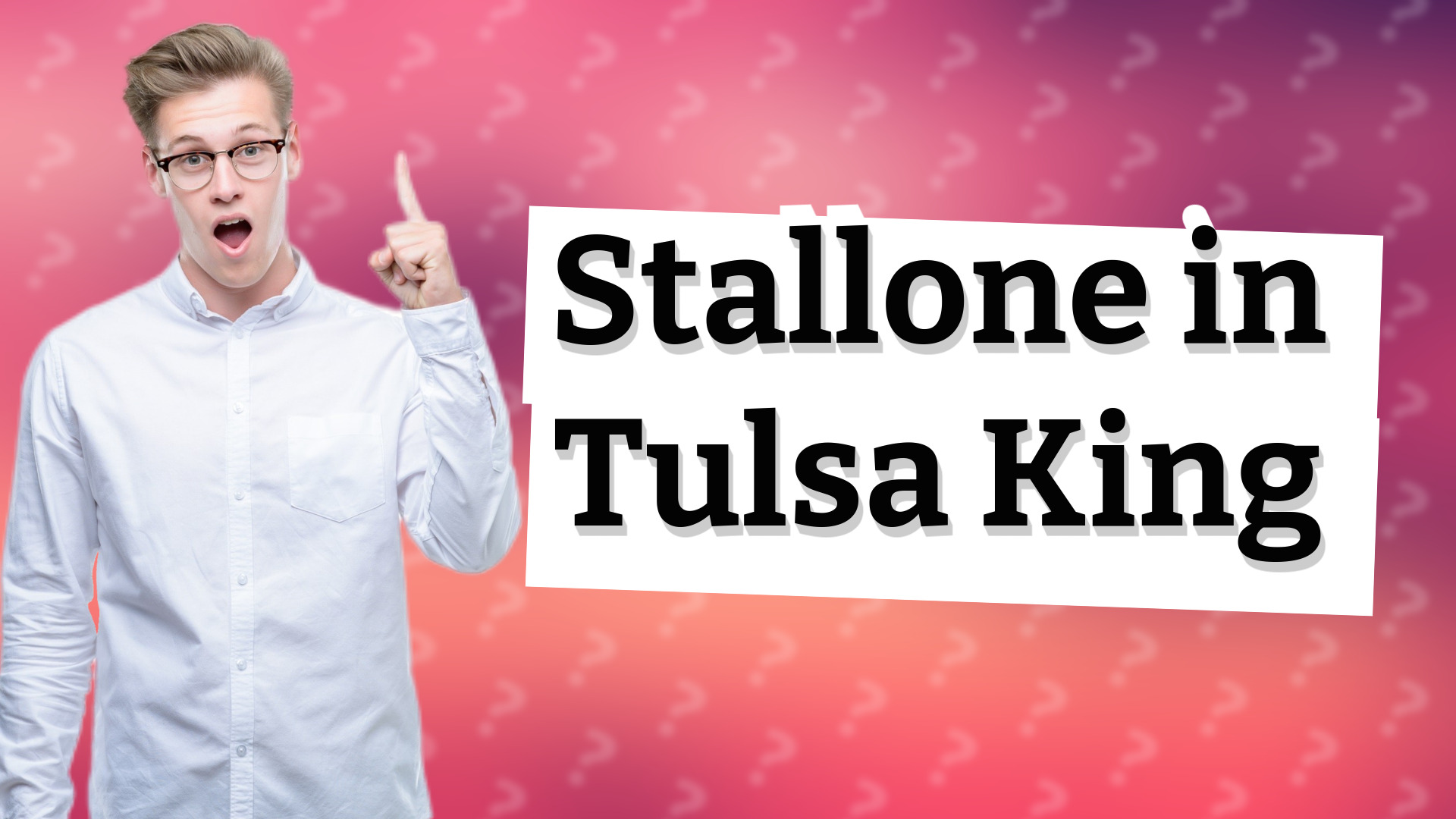 Stallone in Tulsa King