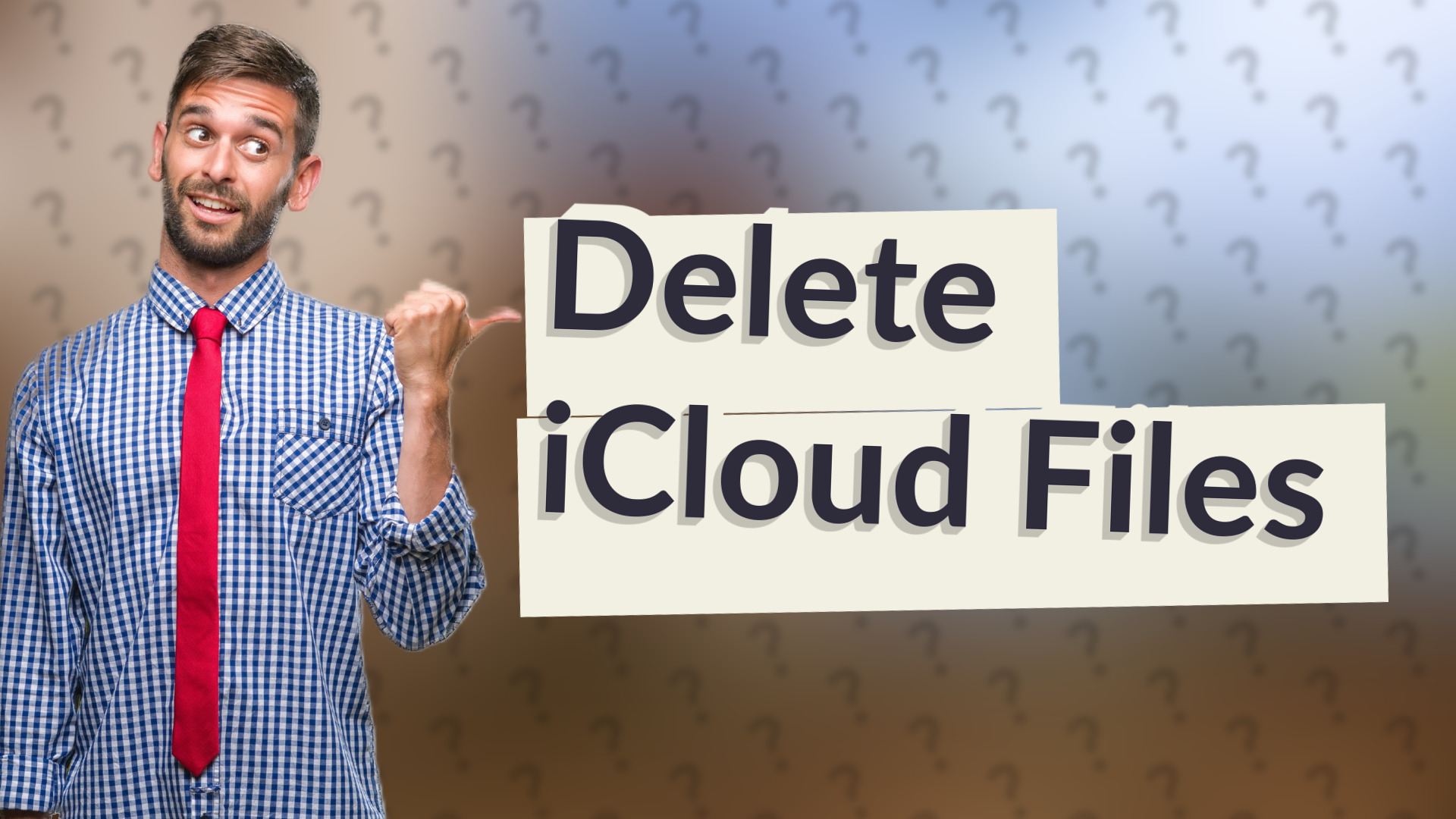 Delete iCloud Files