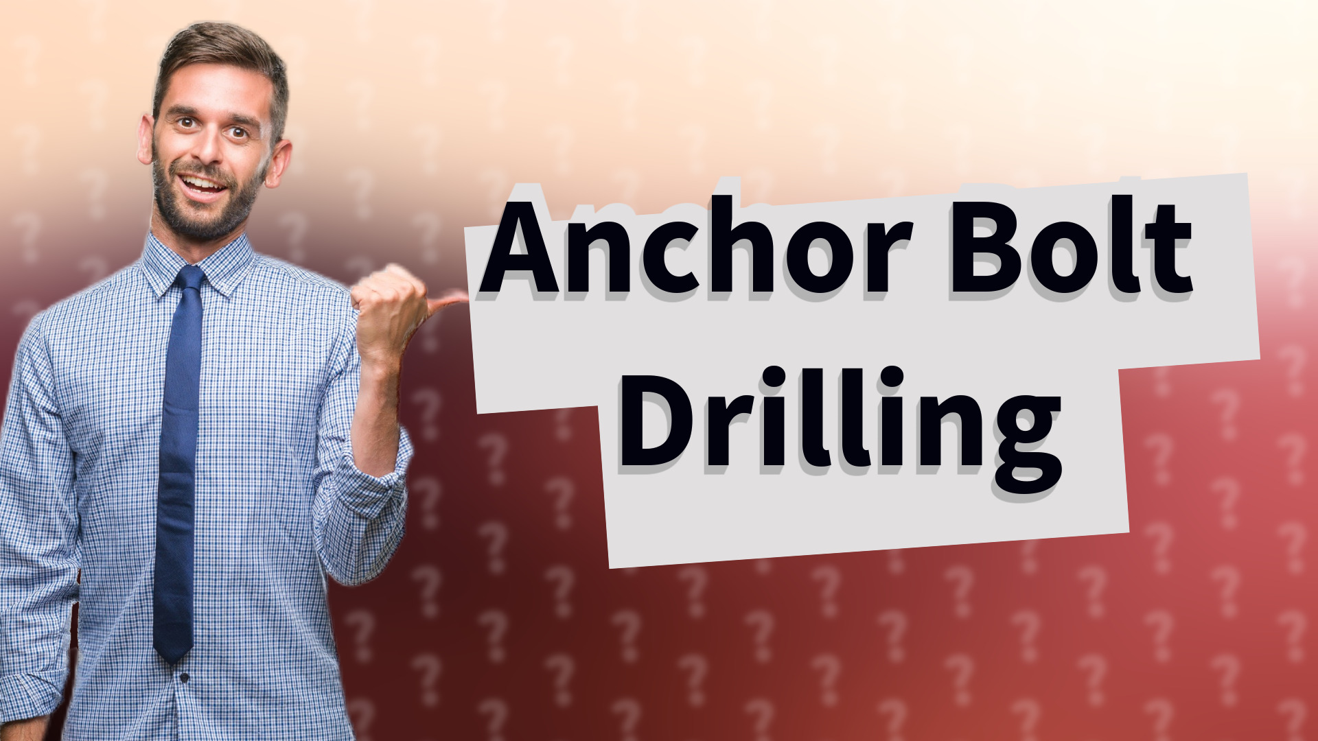 Anchor Bolt Drilling