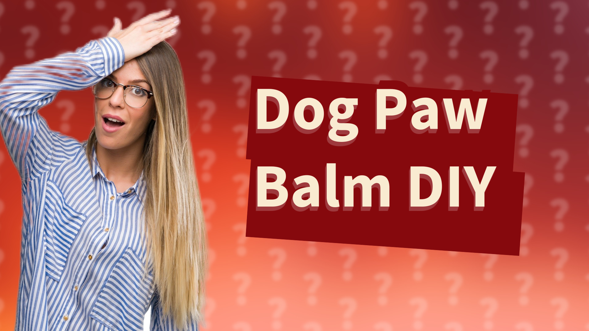 Dog Paw Balm DIY