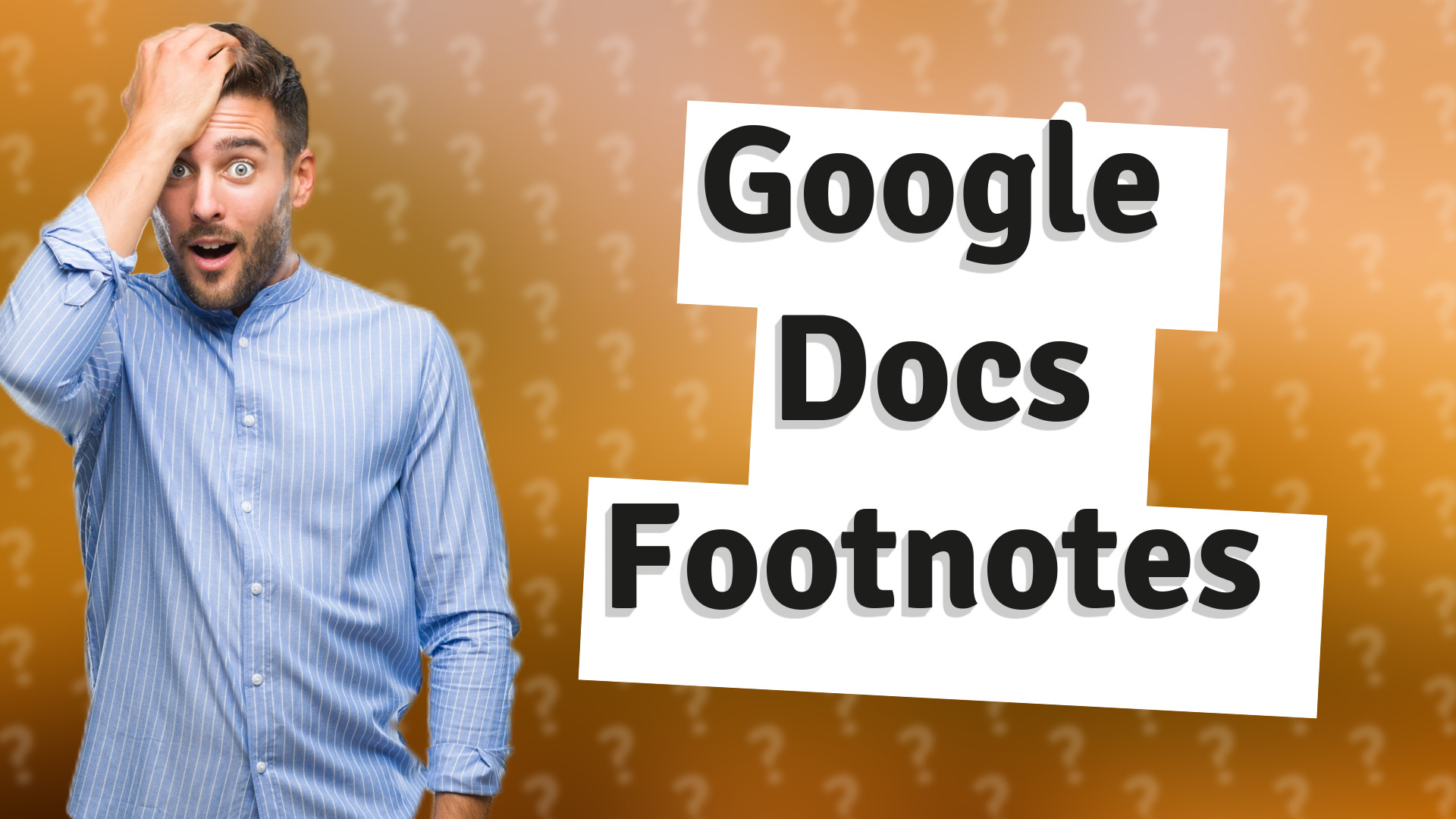 Google Docs Footnotes