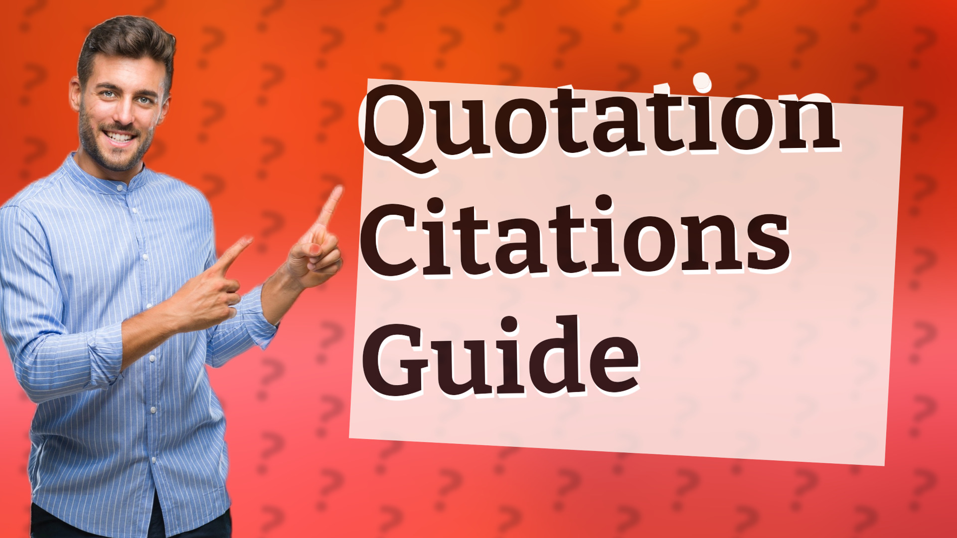 Quotation Citations Guide