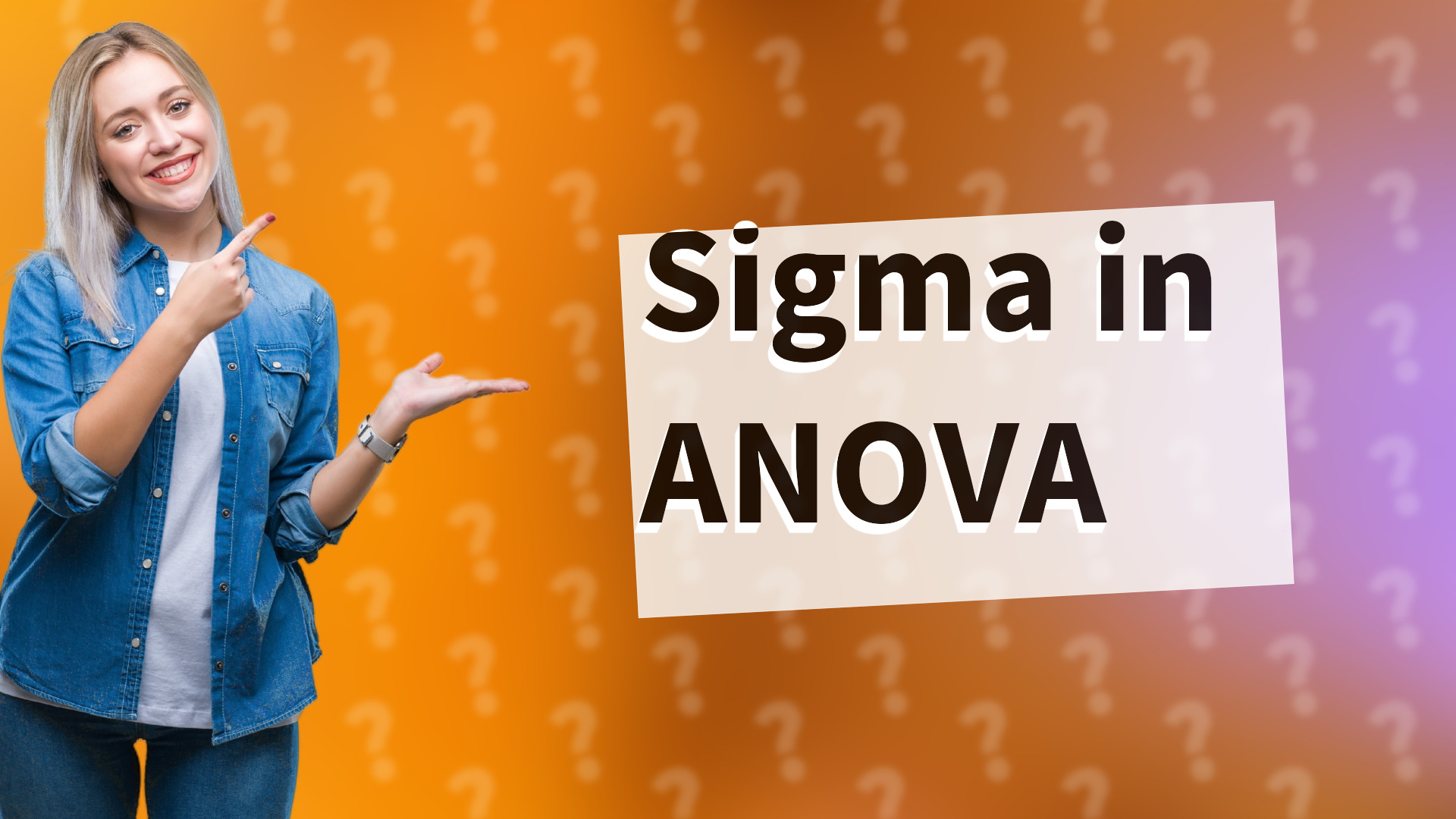 Sigma in ANOVA