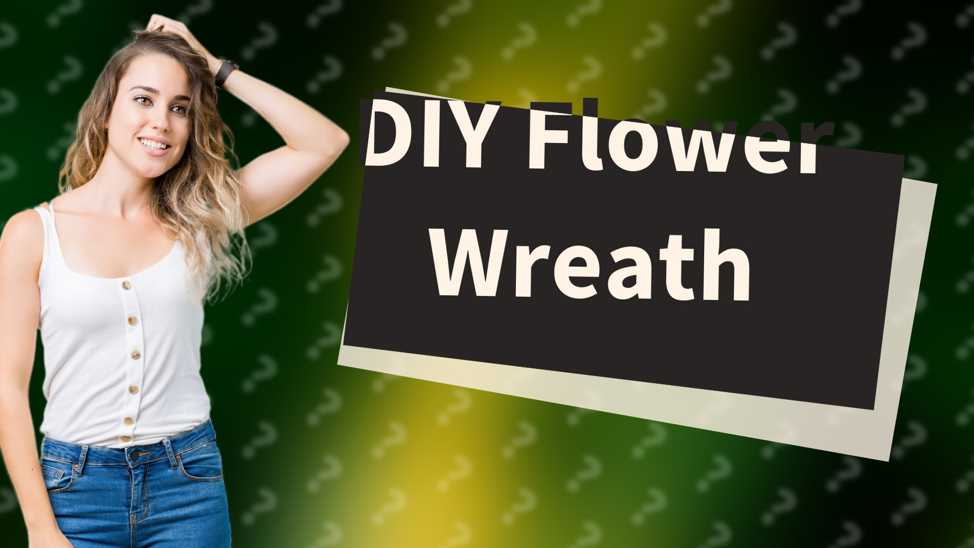 DIY Flower Wreath