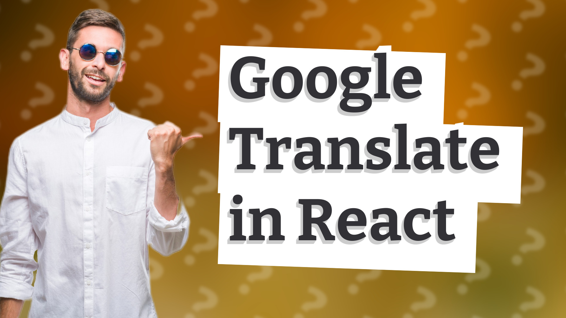 Google Translate in React