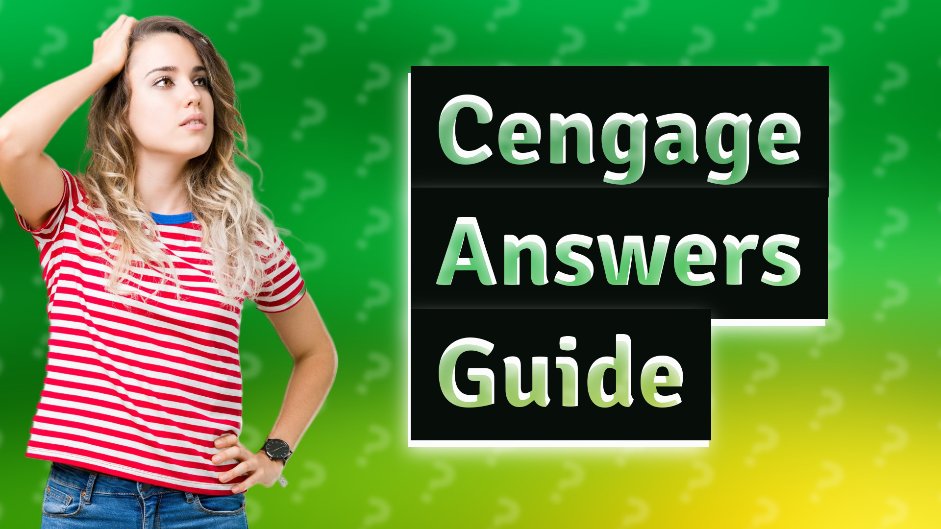 Cengage Answers Guide