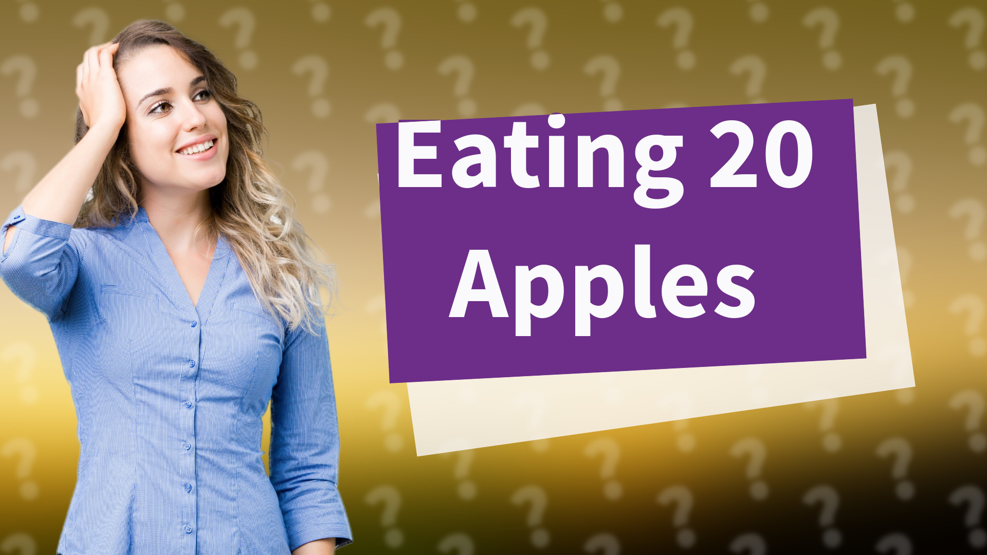 Eating 20 Apples