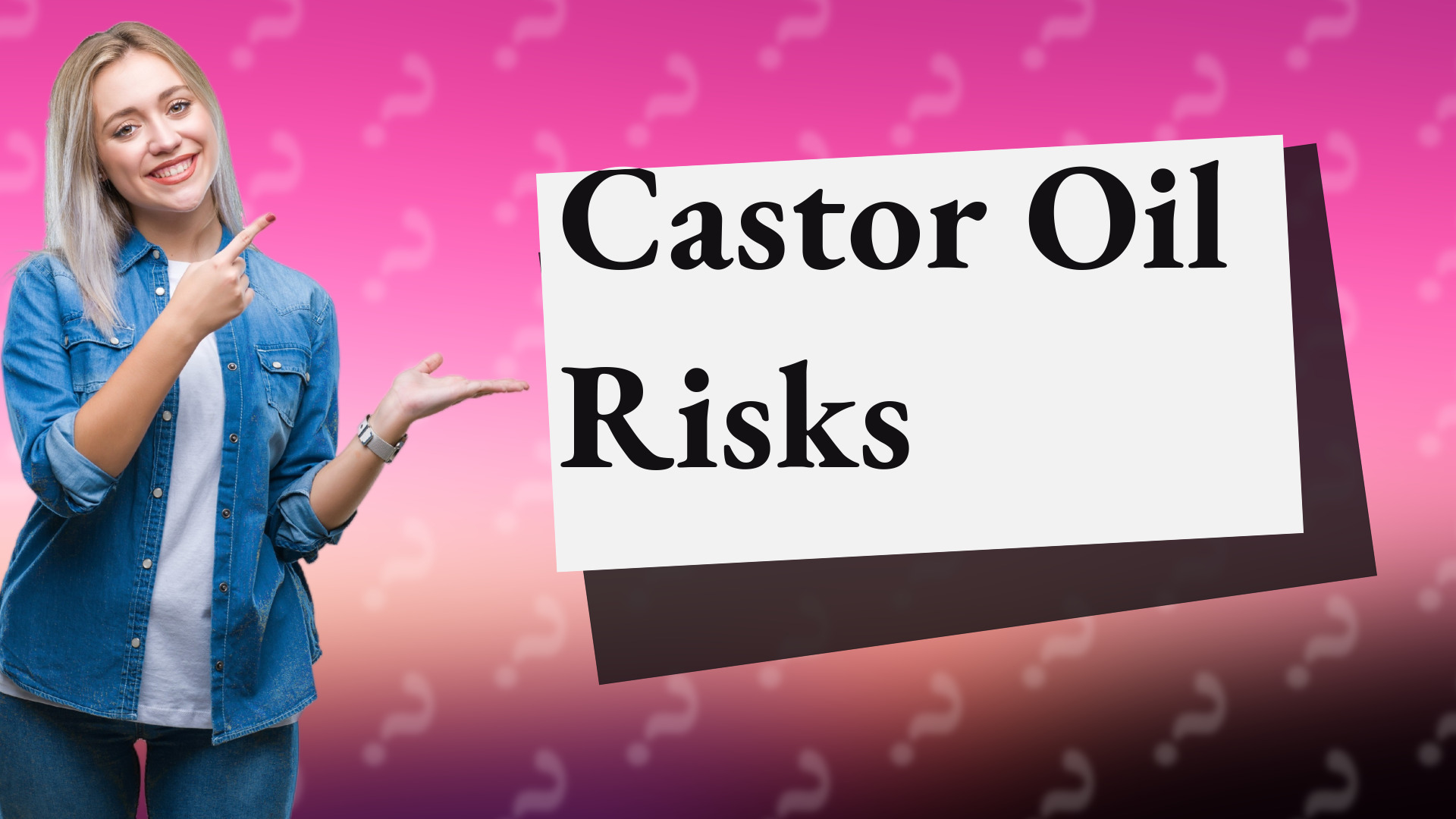 Castor Oil Risks