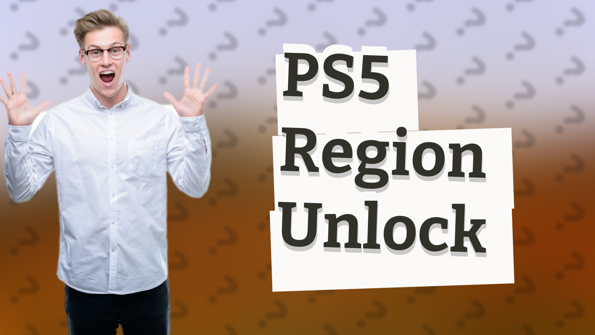 PS5 Region Unlock