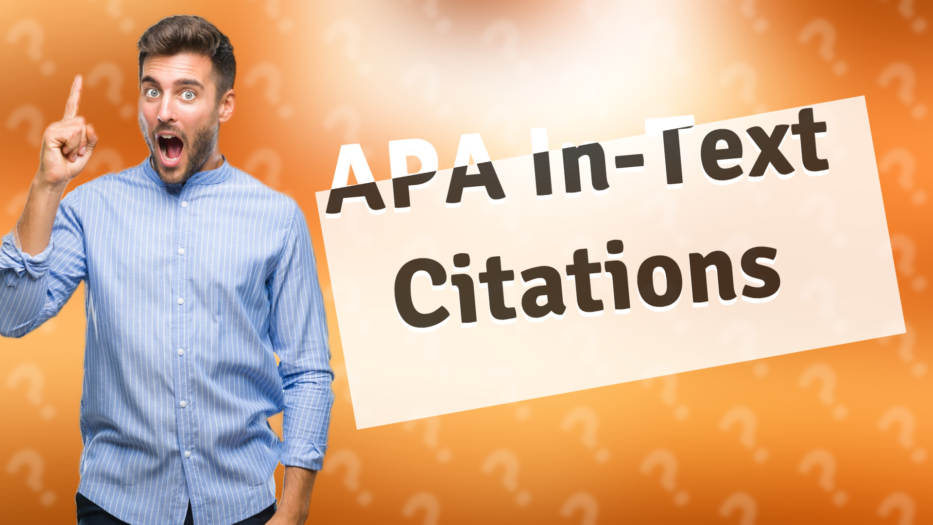 APA In-Text Citations