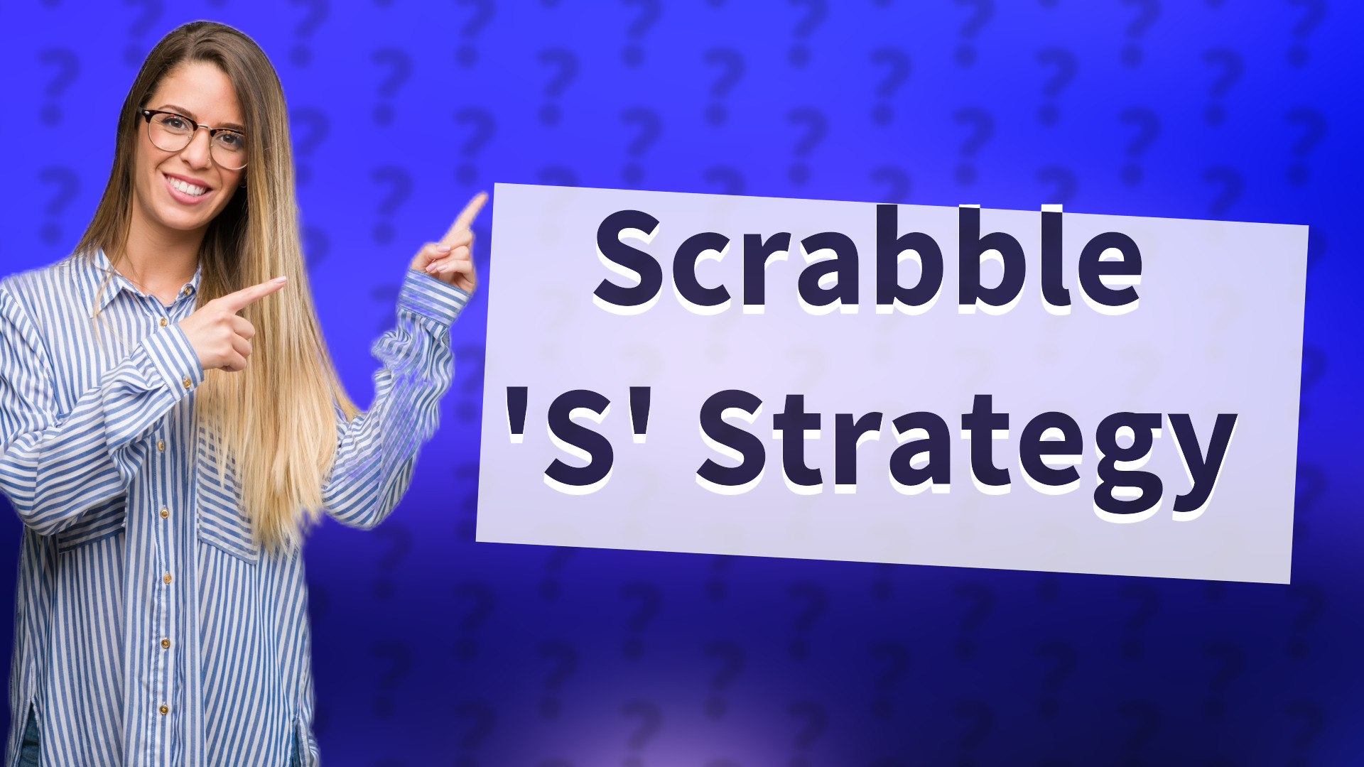 Scrabble 'S' Strategy