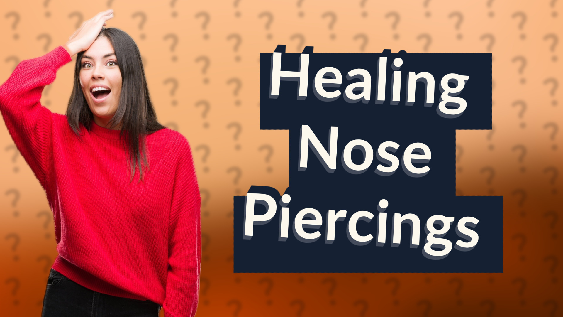 Healing Nose Piercings