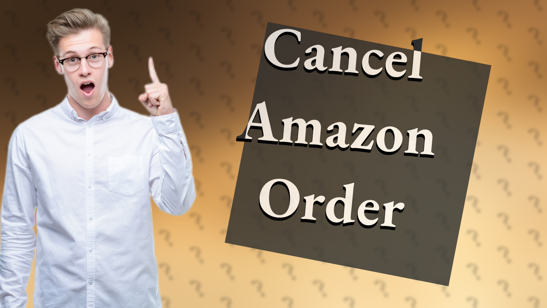 Cancel Amazon Order