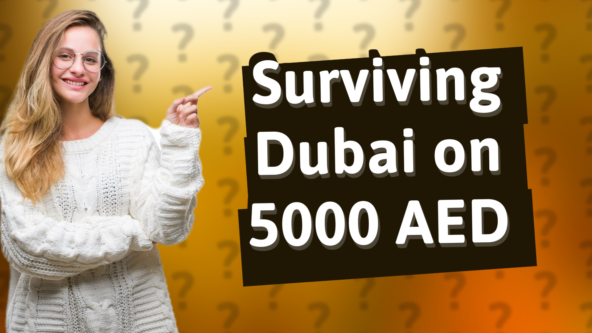 Surviving Dubai on 5000 AED