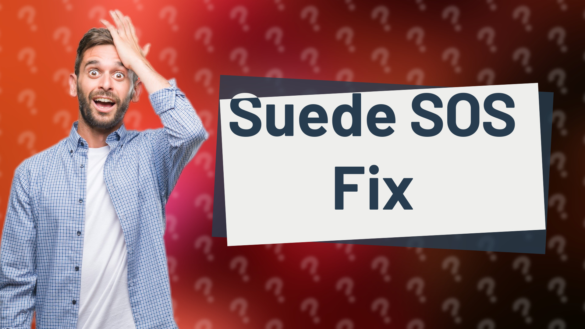 Suede SOS Fix