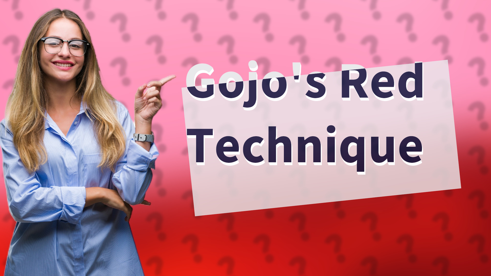 Gojo's Red Technique