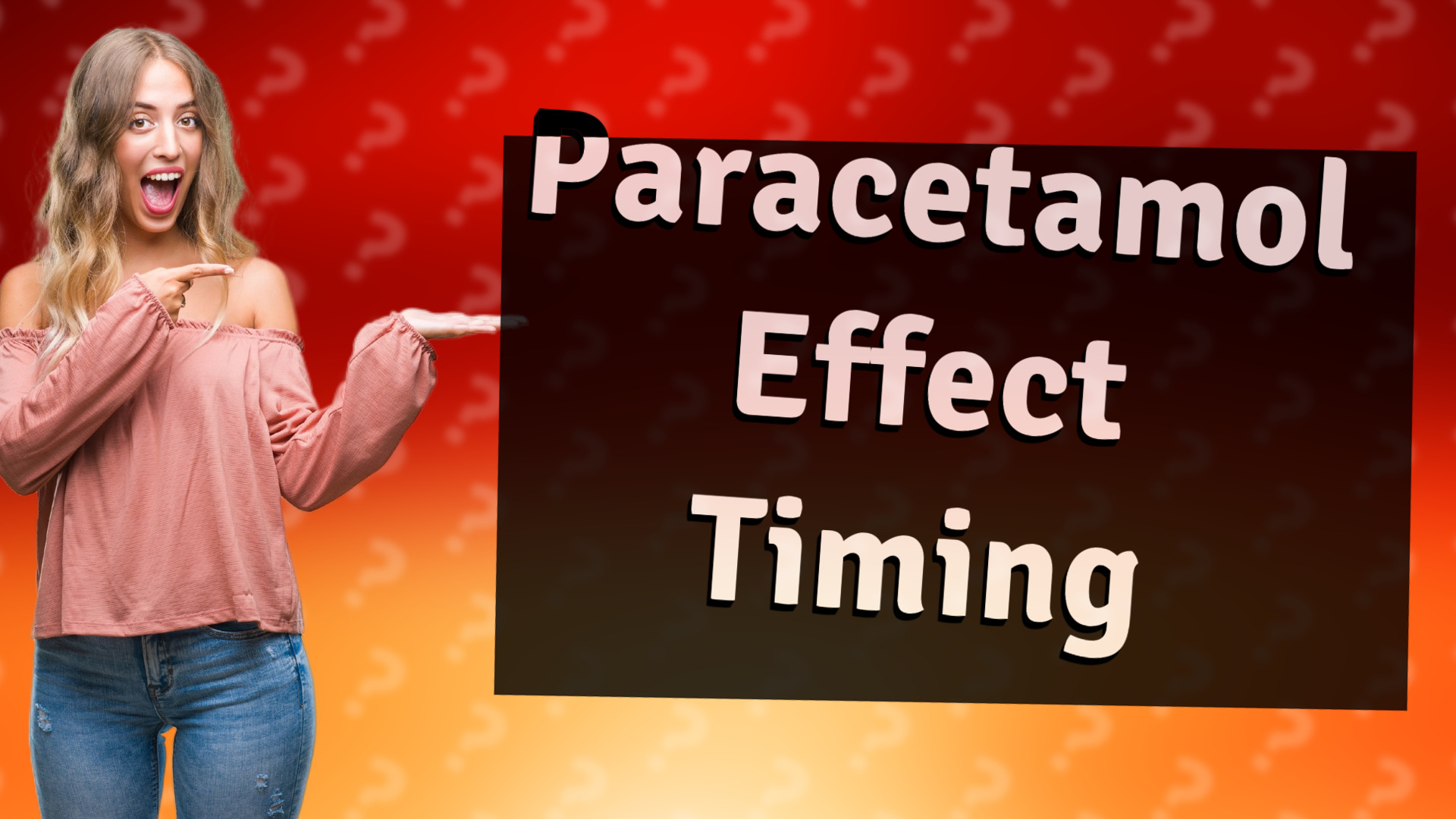 Paracetamol Effect Timing