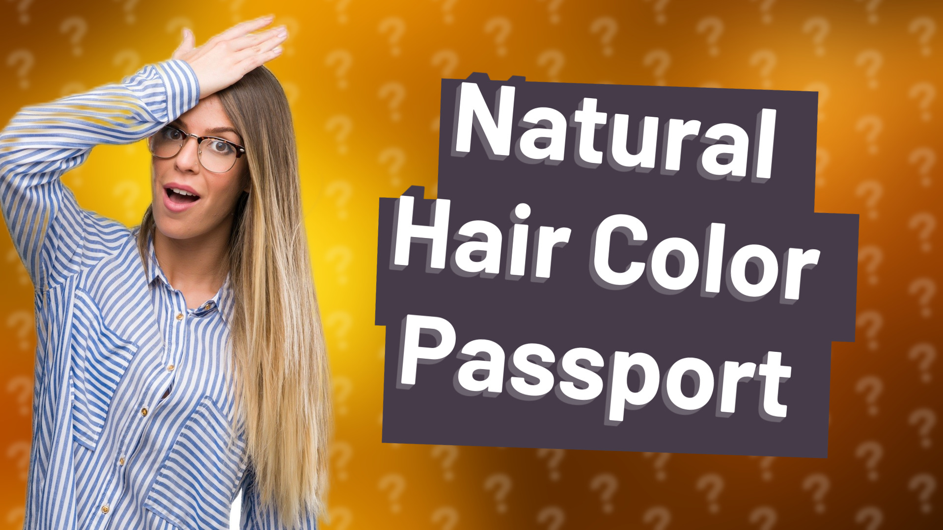Natural Hair Color Passport