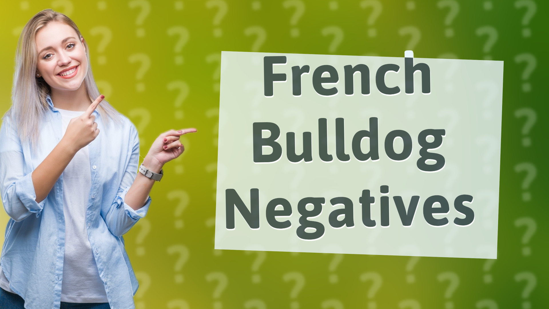 French Bulldog Negatives
