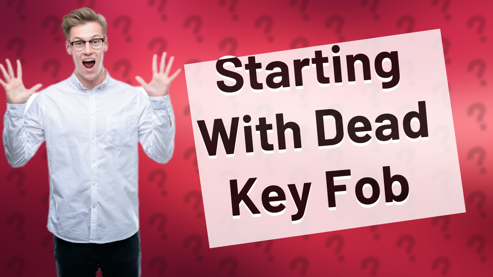 Starting With Dead Key Fob