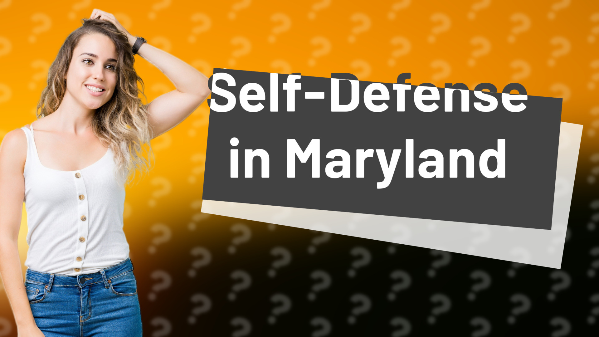 Self-Defense in Maryland