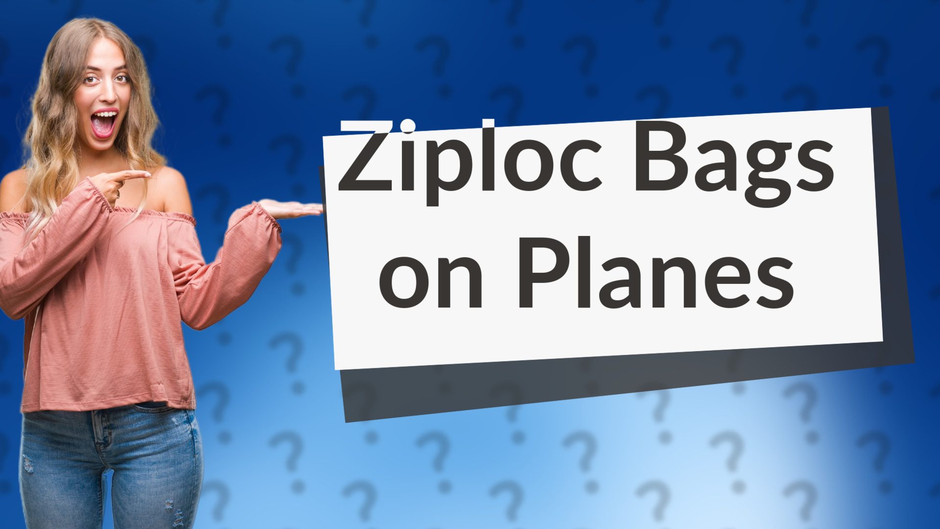 Ziploc Bags on Planes