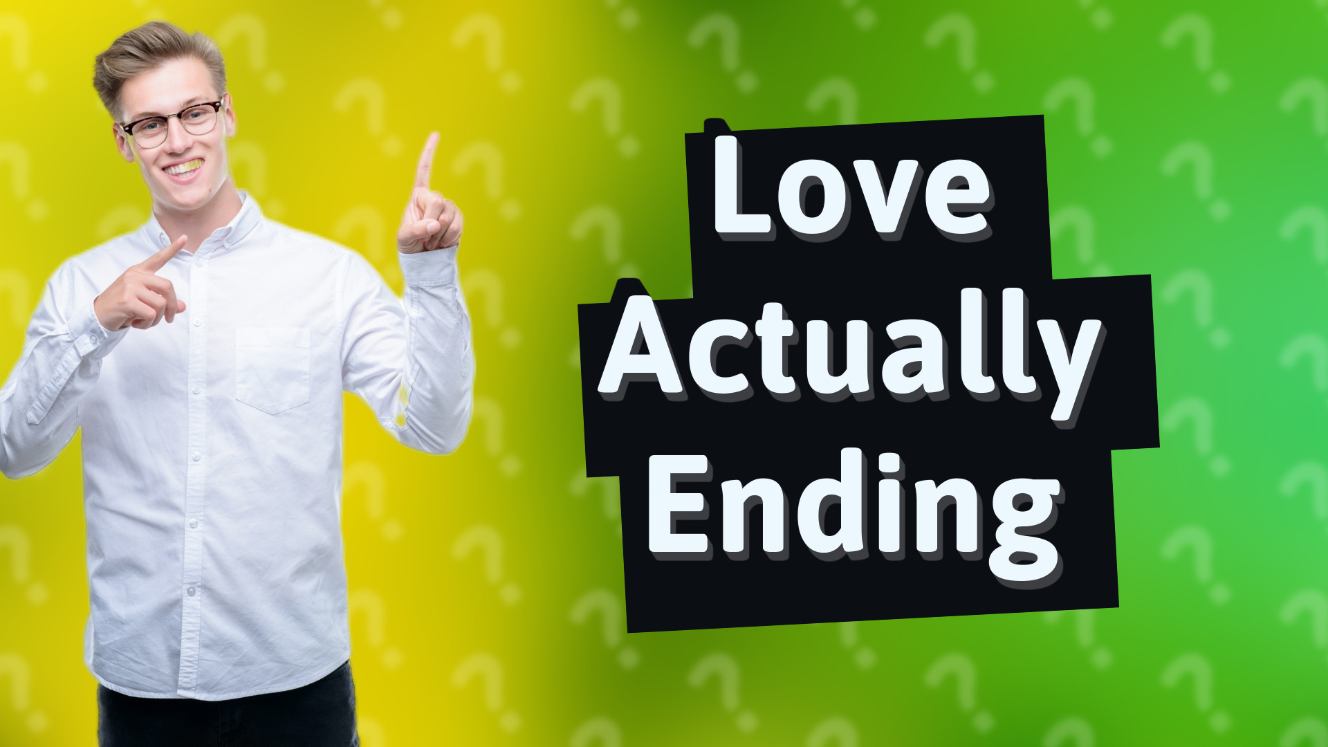 Love Actually Ending