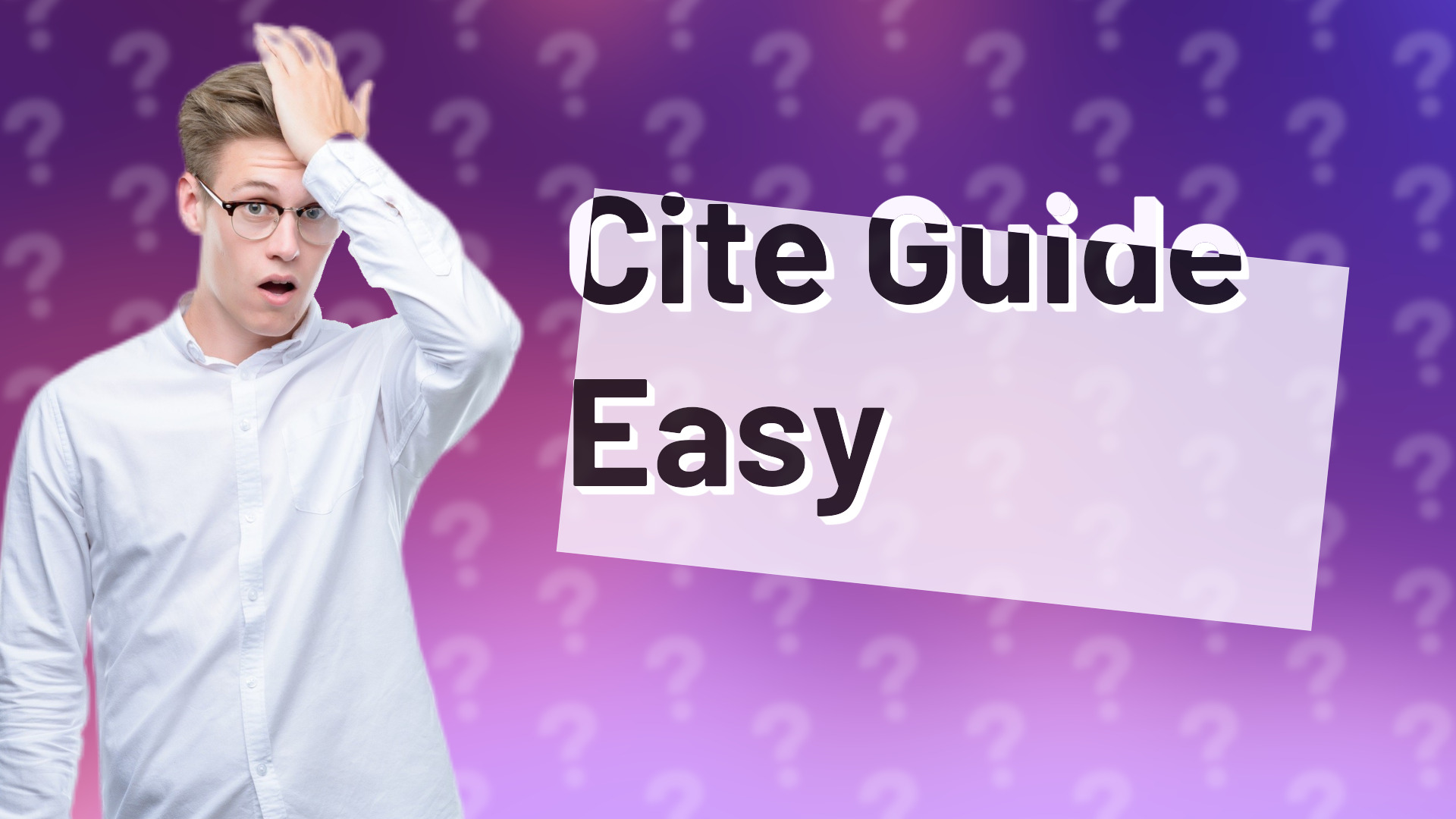 Cite Guide Easy