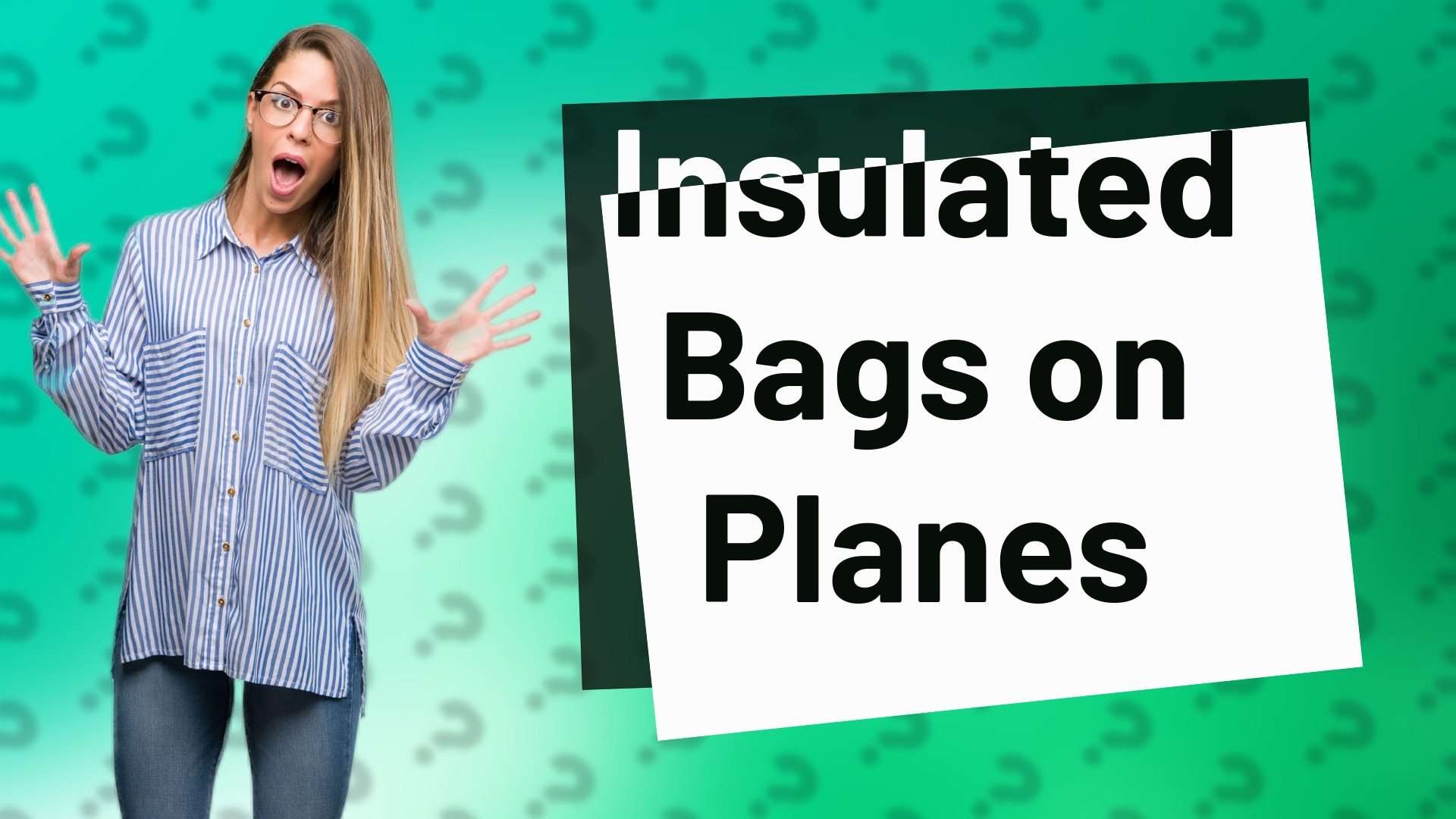 Insulated Bags on Planes