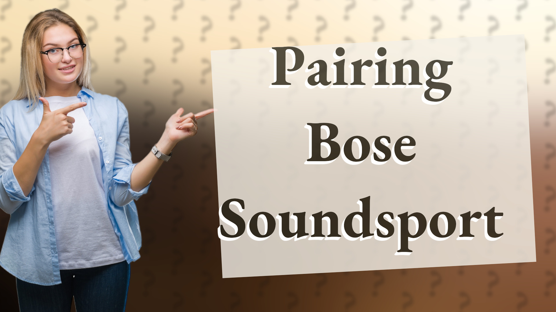 Pairing Bose Soundsport